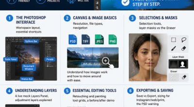Learn Adobe Photoshop Basics - FREE