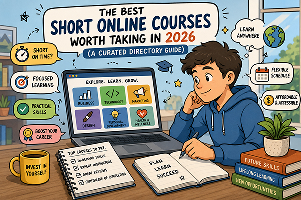 The Best Short Online Courses Worth Taking in 2026 (A Curated Directory Guide)