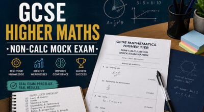 GCSE Higher Maths Noncalc Mock Exam