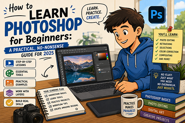 How to Learn Photoshop for Beginners: A Practical, No-Nonsense Guide for 2026